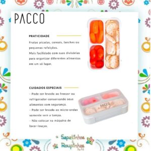Pacco - Kit Pote Hermético SnackBox 540ml e Garrafa Térmica 500ml com gravação a laser - Imagem 9