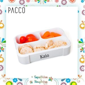 Pacco - Kit Pote Hermético SnackBox 540ml e Garrafa Térmica 500ml com gravação a laser - Imagem 4