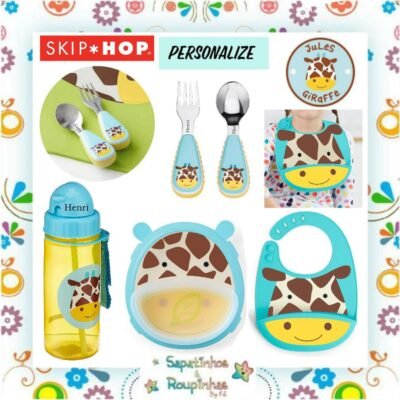 Skip Hop - Kit Zoo Girafa com gravação a Laser 
