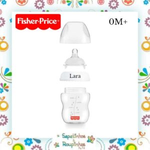 Fisher Price - Mamadeira First Moments 150ml 0M+ com gravação a laser - Imagem 4