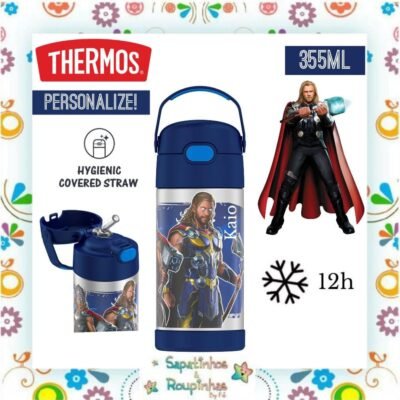 Thermos - Garrafa Térmica Thor 355ml com gravação a laser