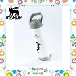 Stanley - Garrafa Térmica Flip Straw Polar 651ml com gravação a laser - Imagem 5