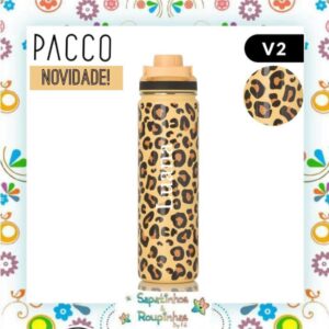 Pacco - Garrafa Térmica HydraV2 650ml Leopard Amarela - Imagem 4