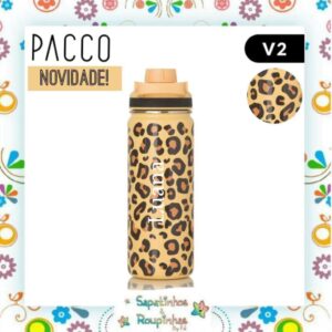 Pacco - Garrafa Térmica HydraV2 Leopard Amarela 500ml - Imagem 6