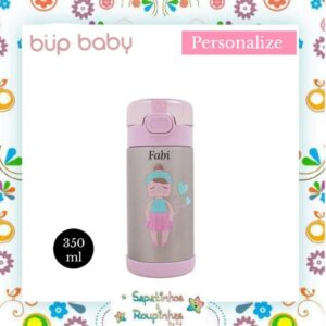 Bup baby - Garrafa Flip 350ml com gravação a laser - Imagem 15