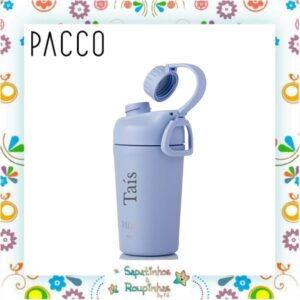 Pacco - Copo térmico shaker 600ml Lavanda com gravação a laser - Imagem 2