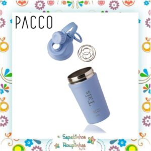 Pacco - Copo térmico shaker 600ml Lavanda com gravação a laser - Imagem 3