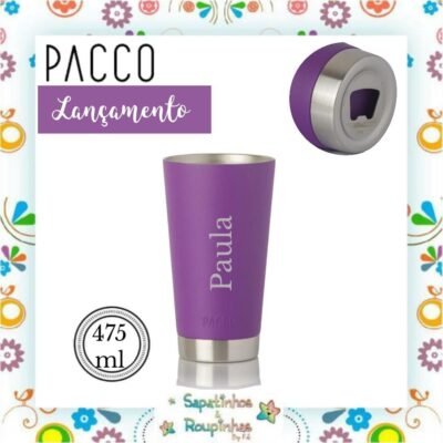 Pacco - Beer Cup Uva 475ml com gravação a laser