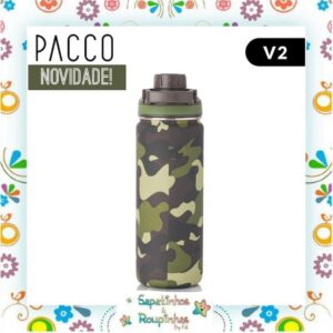 Pacco - Garrafa Térmica HydraV2 500ml Camuflada Militar com gravação a laser - Imagem 2