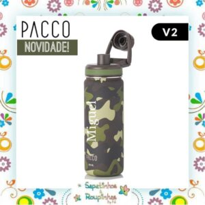 Pacco - Garrafa Térmica HydraV2 500ml Camuflada Militar com gravação a laser - Imagem 7