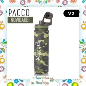 Pacco - Garrafa Térmica HydraV2 650ml Camuflada Militar com gravação a laser - Imagem 5