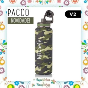 Pacco - Garrafa Térmica HydraV2 1200ml Camuflada Militar com gravação a laser - Imagem 7