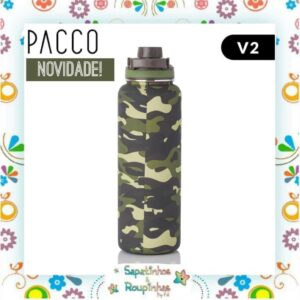 Pacco - Garrafa Térmica HydraV2 1200ml Camuflada Militar com gravação a laser - Imagem 6