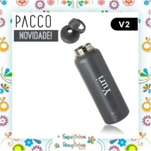 Pacco - Garrafa Térmica HydraV2 1200ml Cinza com gravação a laser - Imagem 3