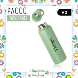 Pacco - Garrafa Térmica HydraV2 1200ml Salvia com gravação a laser - Imagem 3