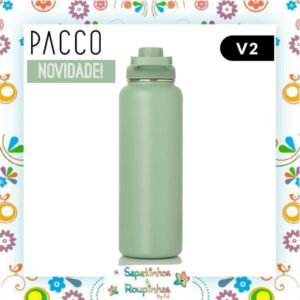 Pacco - Garrafa Térmica HydraV2 1200ml Salvia com gravação a laser - Imagem 4