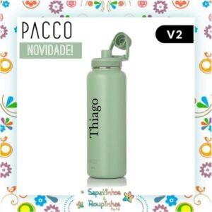 Pacco - Garrafa Térmica HydraV2 1200ml Salvia com gravação a laser - Imagem 2