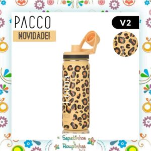 Pacco - Garrafa Térmica HydraV2 Leopard Amarela 500ml - Imagem 5