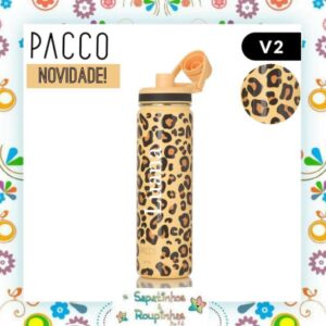 Pacco - Garrafa Térmica HydraV2 650ml Leopard Amarela - Imagem 5