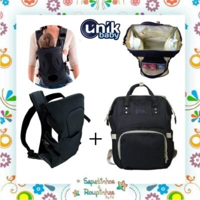 Unik Baby - Kit Bolsa Maternidade e Canguru Comfort