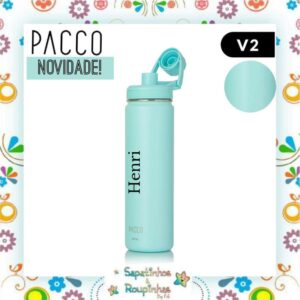 Pacco - Garrafa Térmica HydraV2 650ml Nuvem com gravação a laser - Imagem 4