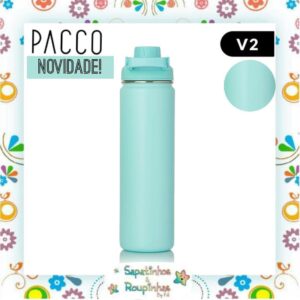 Pacco - Garrafa Térmica HydraV2 650ml Nuvem com gravação a laser - Imagem 3