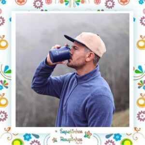 Pacco - Kit Copo Térmico Marinho com gravação a laser - Imagem 7