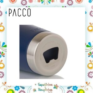 Pacco - Kit Copo Térmico Marinho com gravação a laser - Imagem 4