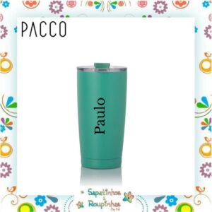 Pacco - Kit Garrafa Térmica e Copo Térmico Thermocup Esmeralda com gravação a laser - Imagem 4