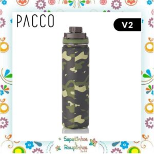 Pacco - Kit Garrafa Térmica e Copo Camuflada Militar com gravação a laser - Imagem 2