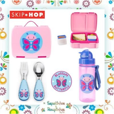 Skip Hop - Kit Zoo Borboleta com gravação a laser