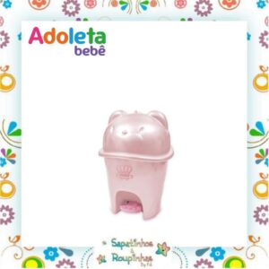 Adoleta bebê - Kit Cesto Infantil Majestic 41 Litros e Lixeira com pedal Majestic 6,5L - Imagem 8