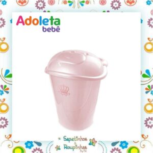 Adoleta bebê - Kit Cesto Infantil Majestic 41 Litros e Lixeira com pedal Majestic 6,5L - Imagem 7