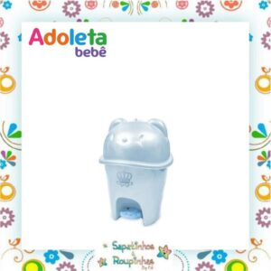 Adoleta bebê - Kit Cesto Infantil Majestic 41 Litros e Lixeira com pedal Majestic 6,5L - Imagem 3