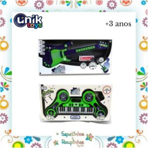 Unik toys - Kit Guitarra Eletrônica e Piano Eletrônico +3 - Imagem 6