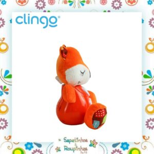 Clingo - Kit Pelúcia Musical e Lata Prata Redonda com gravação a laser  - Imagem 9