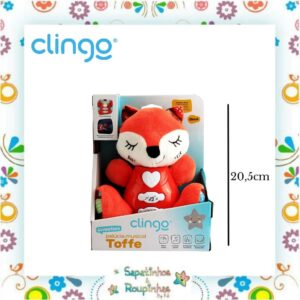 Clingo - Kit Pelúcia Musical e Lata Prata Redonda com gravação a laser  - Imagem 8