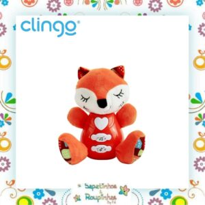 Clingo - Kit Pelúcia Musical e Lata Prata Redonda com gravação a laser  - Imagem 4