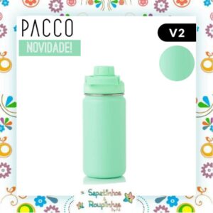 Pacco - Garrafa Térmica HydraV2 Menta 350ml com gravação a laser - Imagem 3