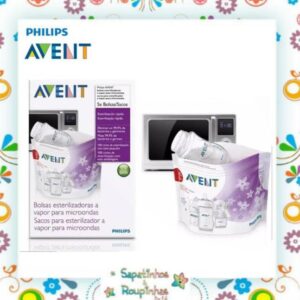 Philips Avent - Kit 2 Mamadeira e Sacos para Esterilização no Microondas com gravação a laser - Imagem 6