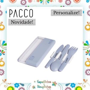 Pacco - Conjunto de Talheres Easy Set com gravação a laser - Imagem 7