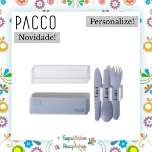 Pacco - Conjunto de Talheres Easy Set com gravação a laser - Imagem 3