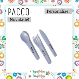Pacco - Conjunto de Talheres Easy Set com gravação a laser - Imagem 4