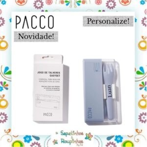 Pacco - Conjunto de Talheres Easy Set com gravação a laser - Imagem 8