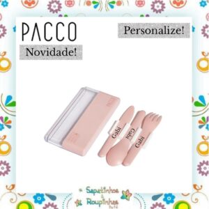 Pacco - Conjunto de Talheres Easy Set com gravação a laser - Imagem 6