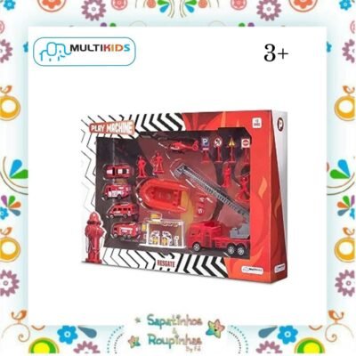 Multikids - Play Machine Bombeiros Resgate 3+