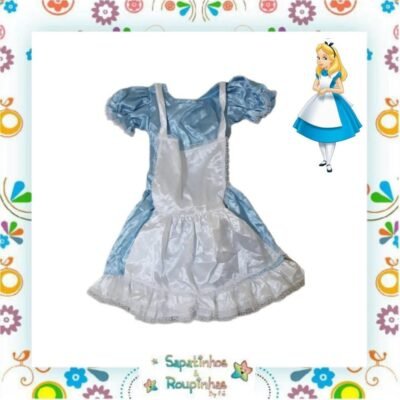 Fantasia Infantil Alice no País das Maravilhas 