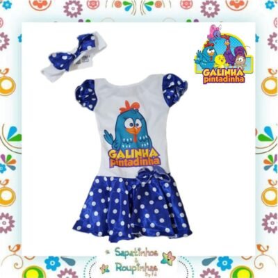 Fantasia Infantil Galinha Pintadinha