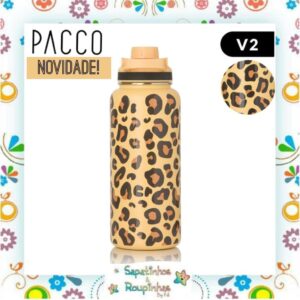Pacco - Kit Leopard Amarela com gravação a laser - Imagem 6