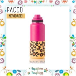Pacco - Kit Leopard Amarela com gravação a laser - Imagem 5
